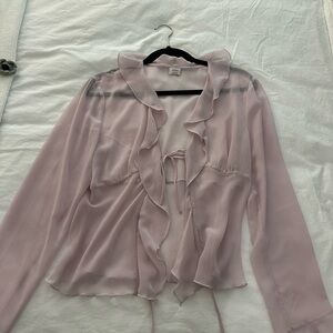 Wilfred Lavender Ruffled Blouse
